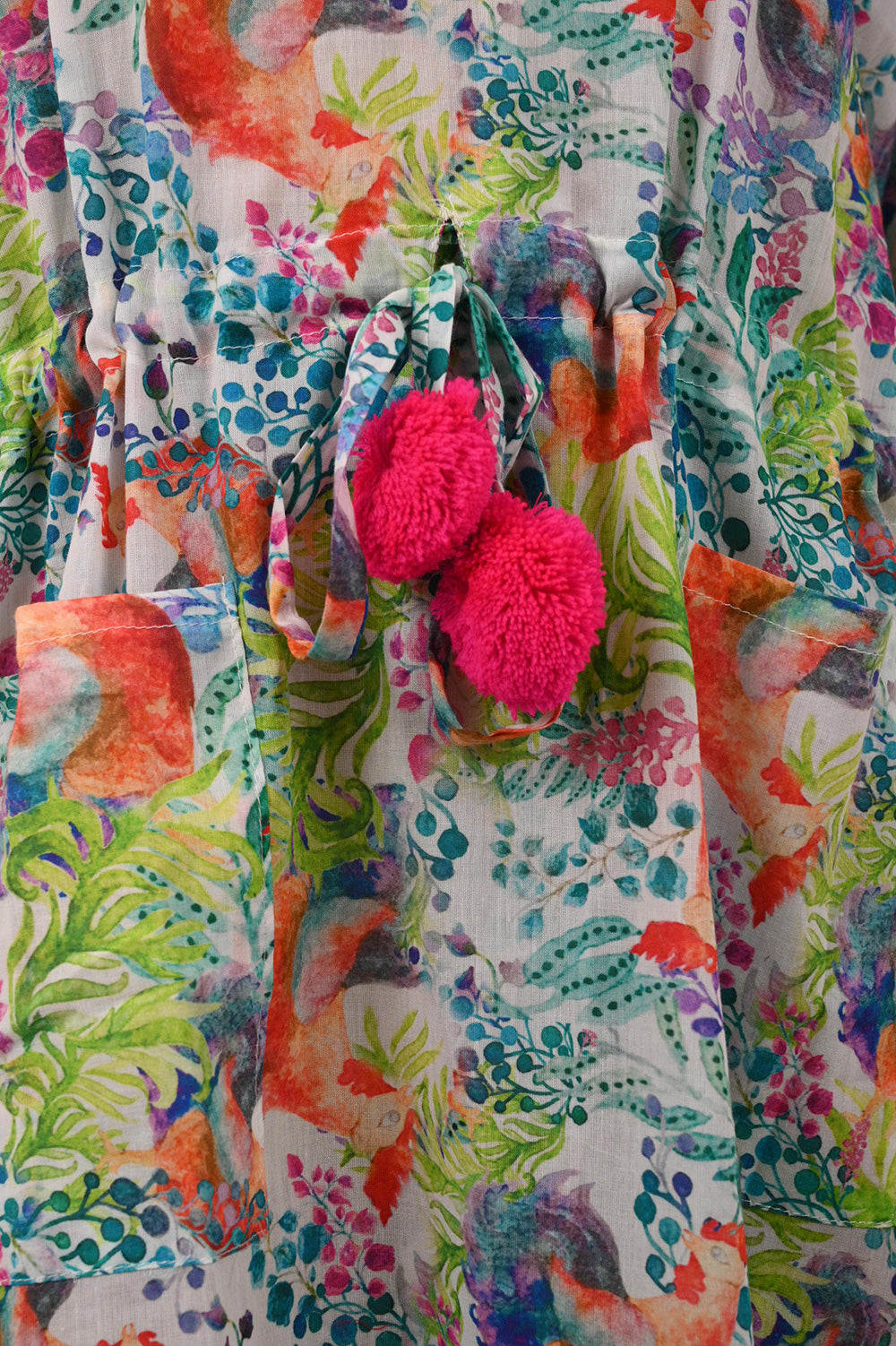 Ruffled Short Coverup